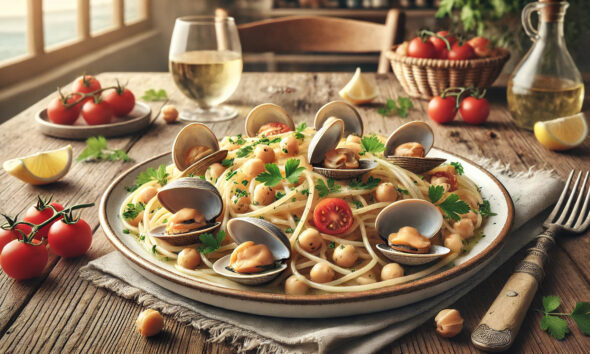 Pasta con Vongole e Ceci - Ricetta tradizionale