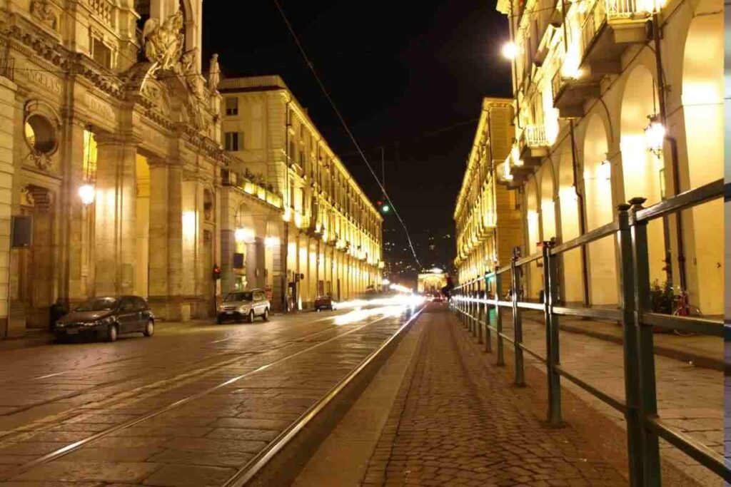 Una pausa rilassante lungo Via Po